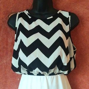 Chevron Crop top